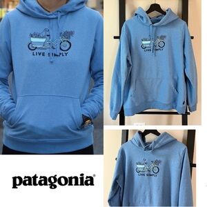 Patagonia Live Simply Market Bike Midweight Hoody - Radar Blue XL Women’s